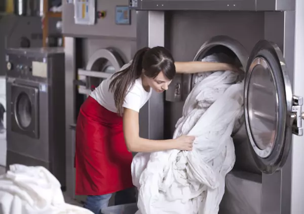 Professional dry cleaning service for suits, sarees and delicate garments